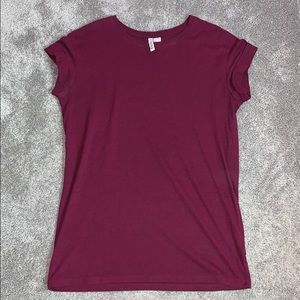 Burgundy Tee from H&M